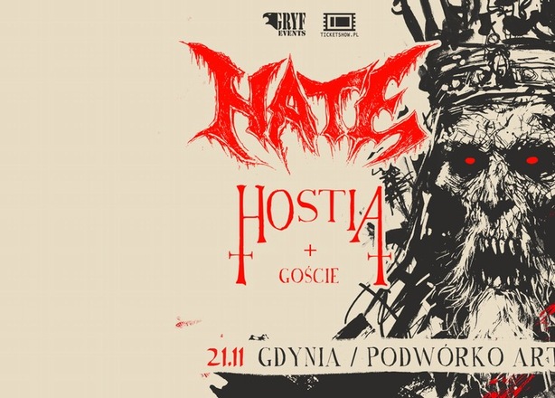 Bilety na  Koncert Hate / Hostia klub Podwórko Art. Gdynia