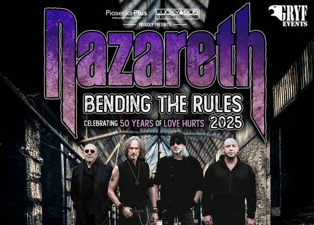 Bilety na  Koncert Nazareth, Bending The Rules 2025, Gdynia Podwórko art.